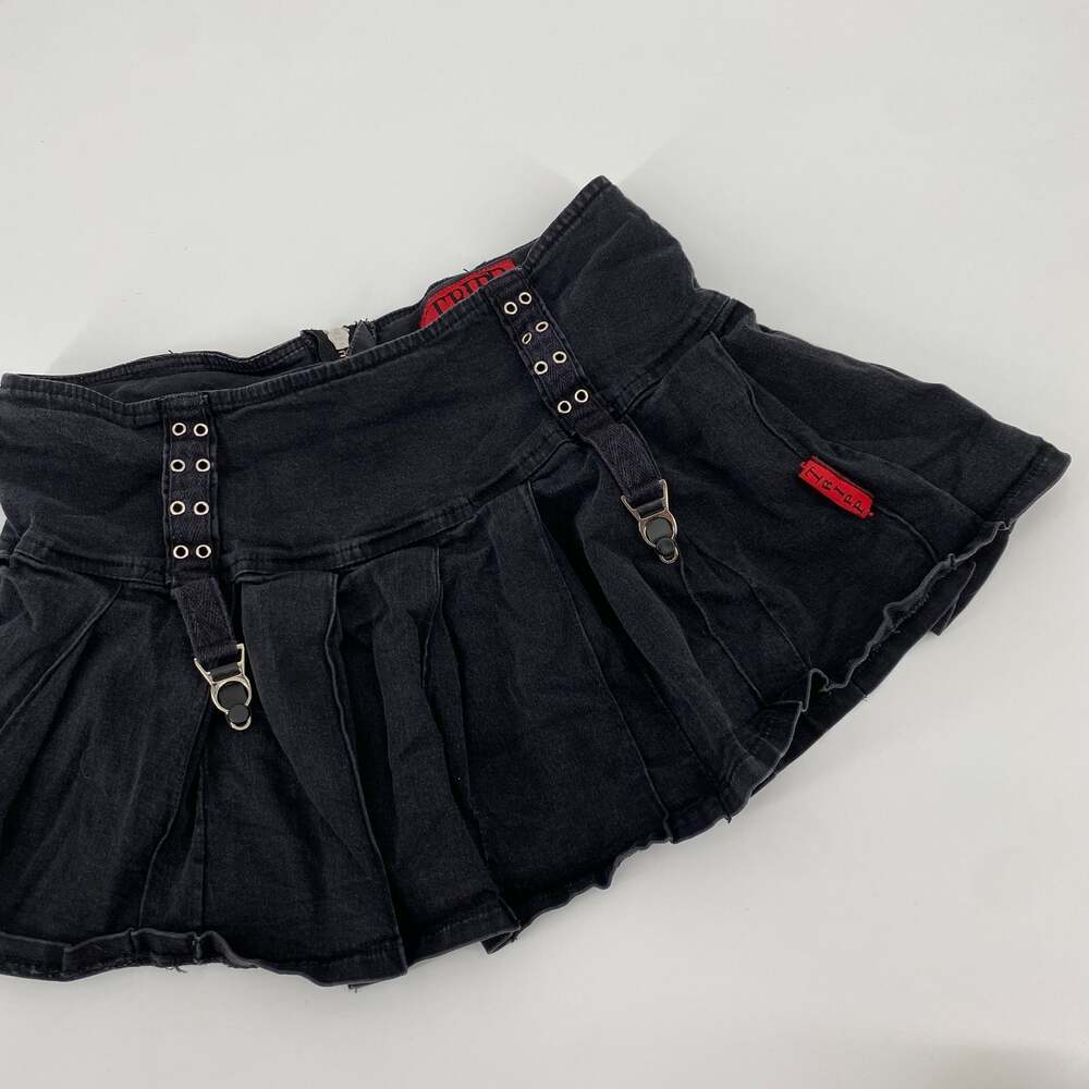 Tripp NYV Y2K black pleated mini skirt grunge
